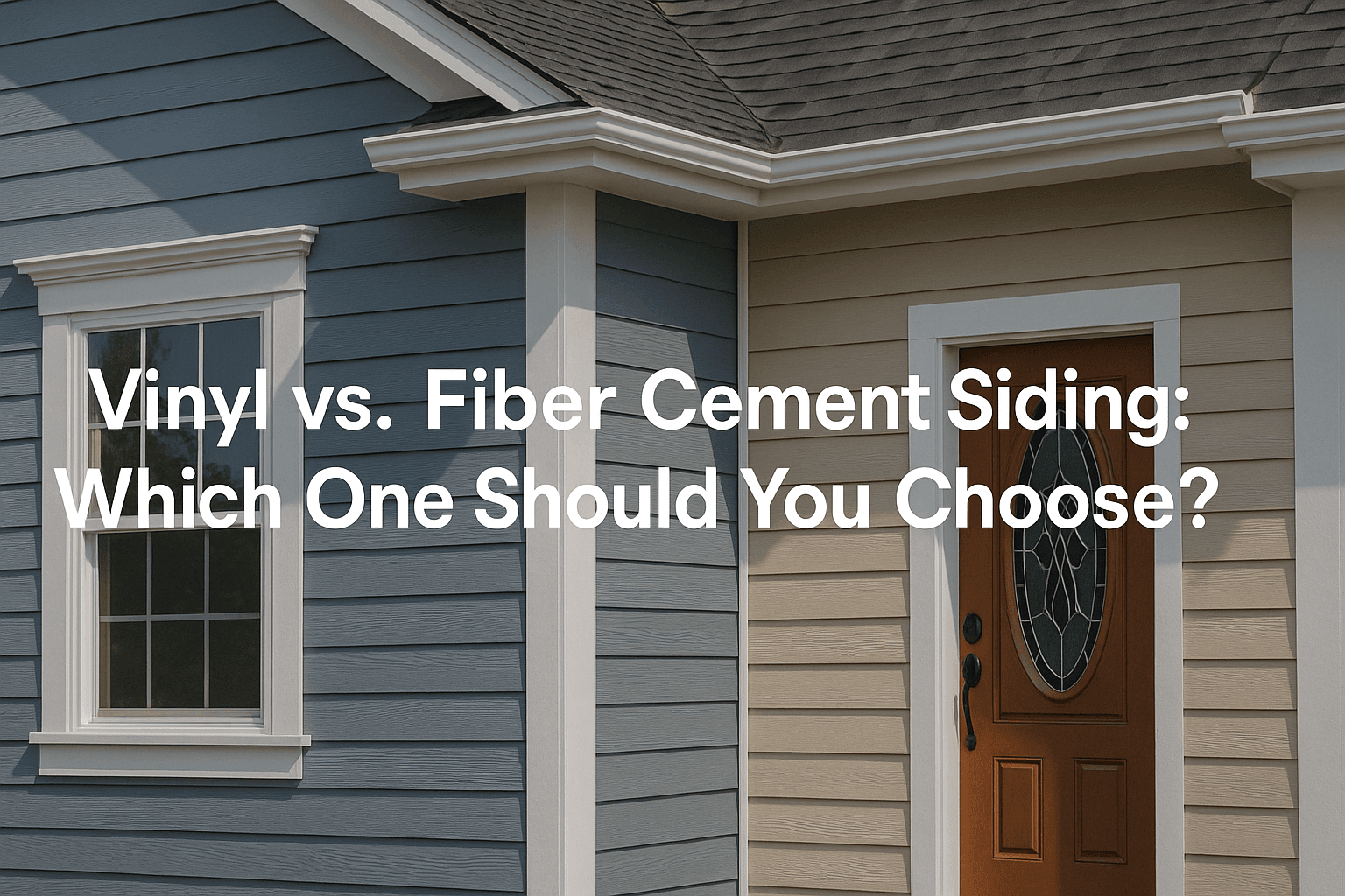 Vinyl vs. Fiber Cement Siding: Which One Should You Choose?