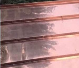 copper roof metal